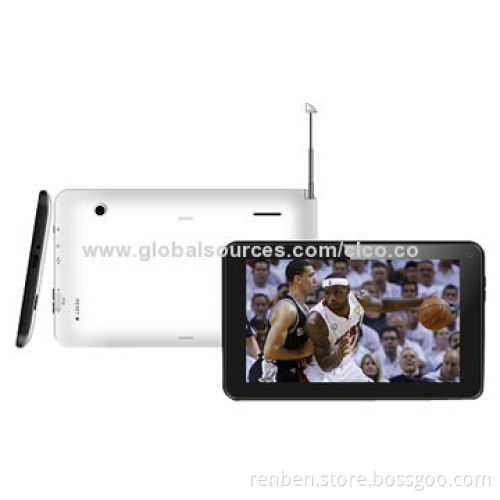 7-inch Tablet PCs with ISDB-T TV Full SEG, 1,024x 600 Pixels Resolution
